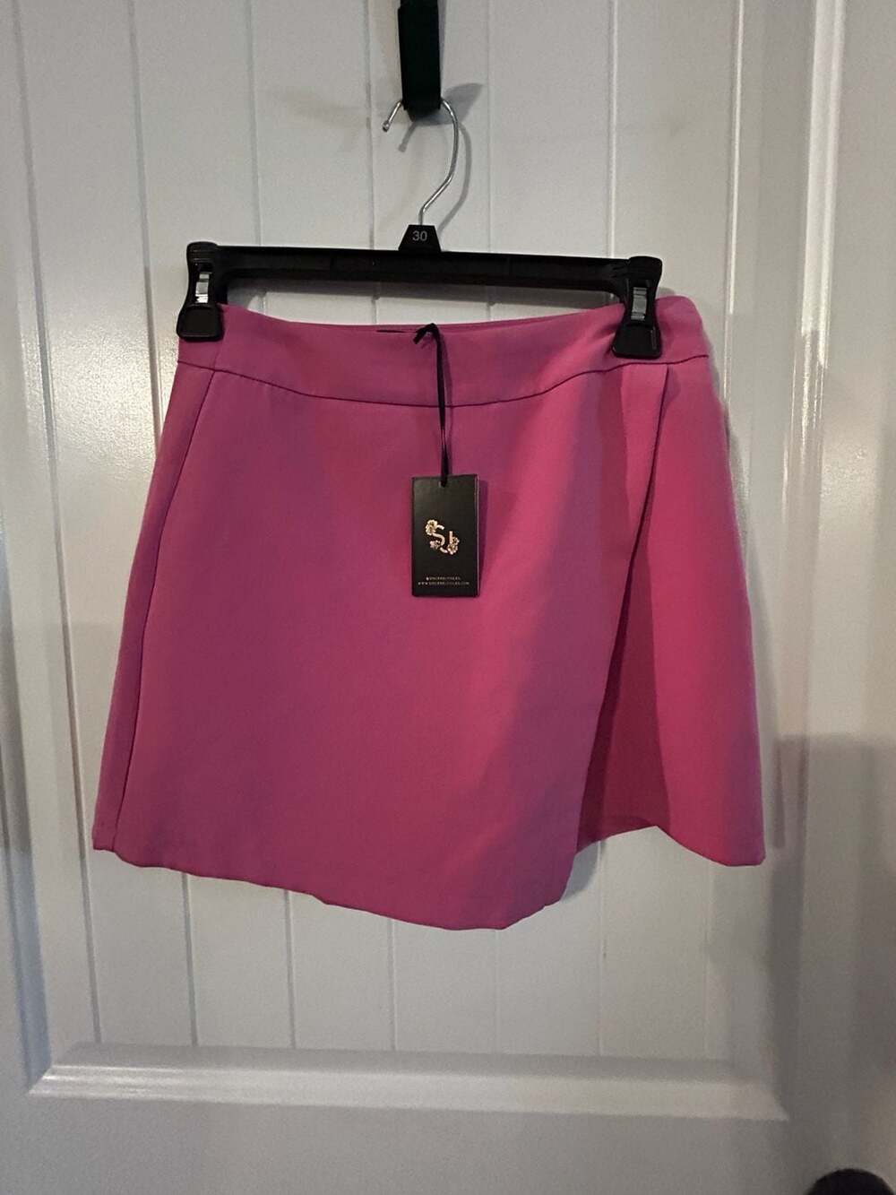 Sincerely Jules Pink High Waist Mini Skort